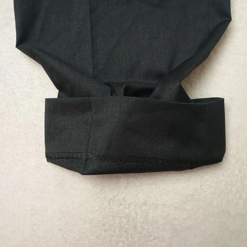 Hugo Boss Pants Men 36x32 Gray Dress Slim Wool Viscose Polyester Lined Suit Work